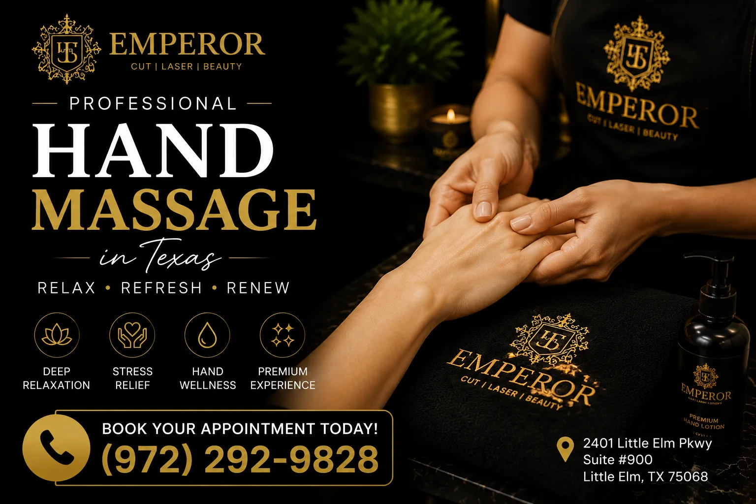 Hand Massage in Texas call