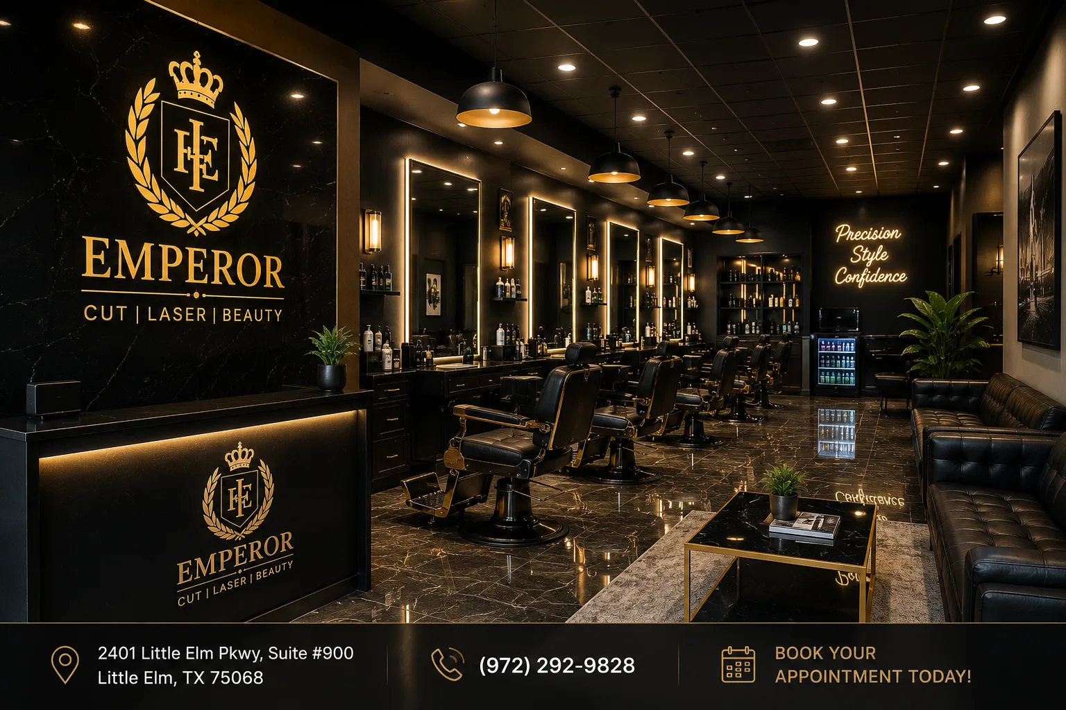 Professional barber shop near Little Elm TX