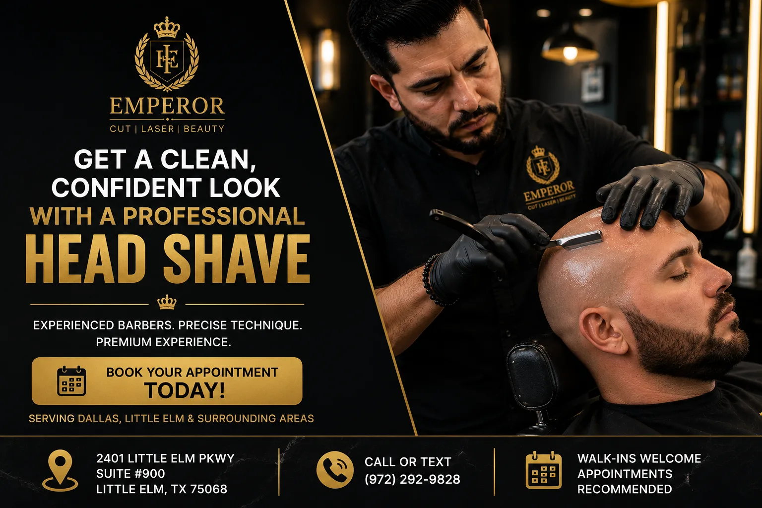 call Head Shave in Dallas