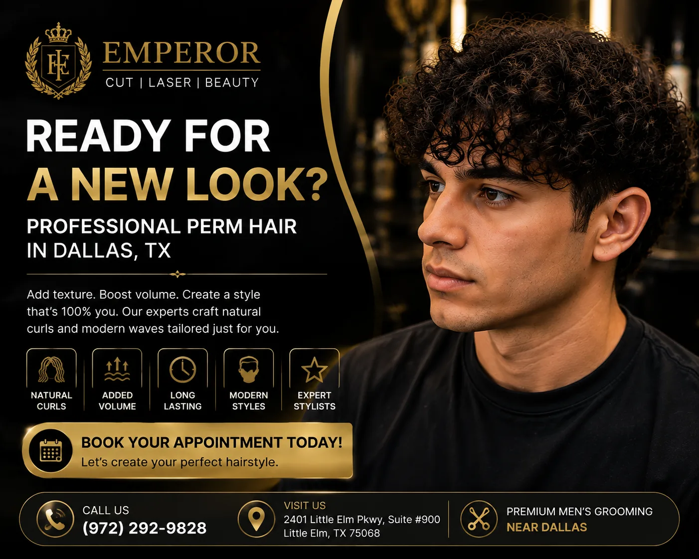 call Perm Hair in Dallas