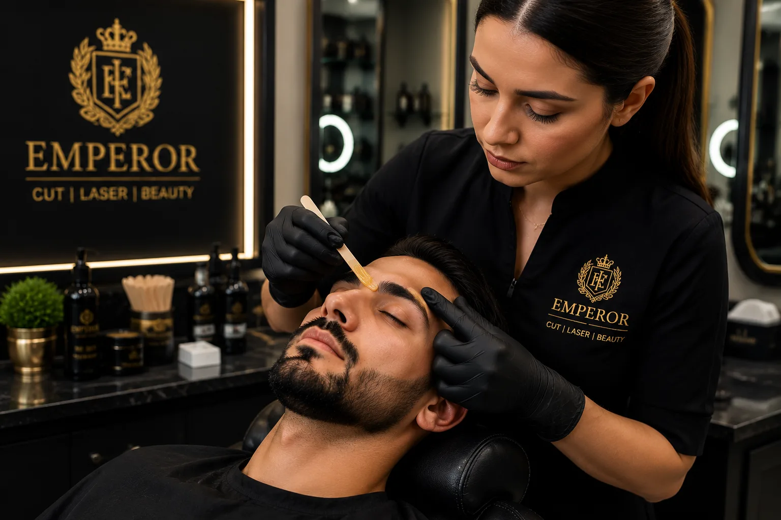 eyebrow shaping service near Little Elm TX