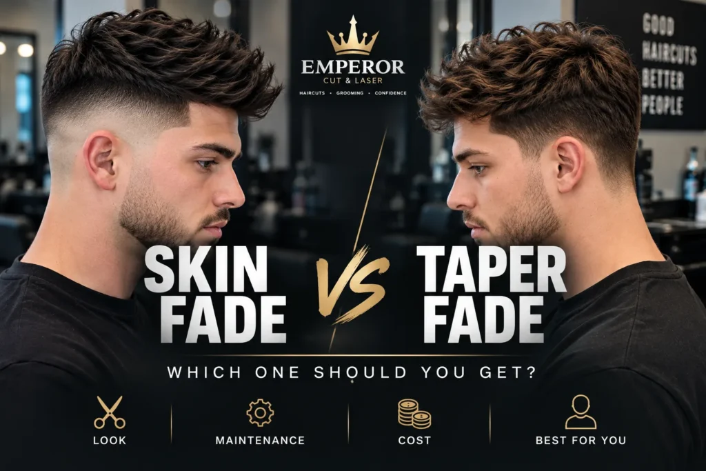 Skin Fade vs Taper Fade